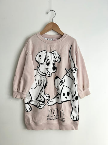 Zara Disney 101 Dalmations Sweater Dress • 3-4 years