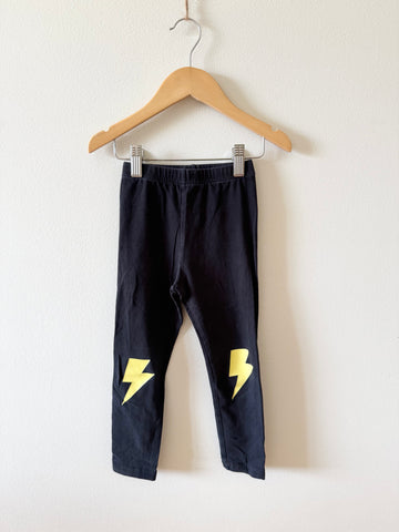 Whistle and Flute Lightning Bolt Leggings • 4-6 years