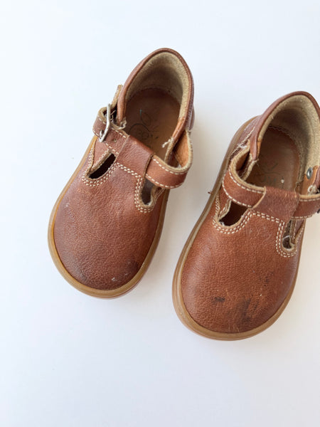 Pomme D'api Leather Mary Janes Shoes • 4c