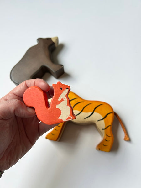 Holtztiger Animals x3