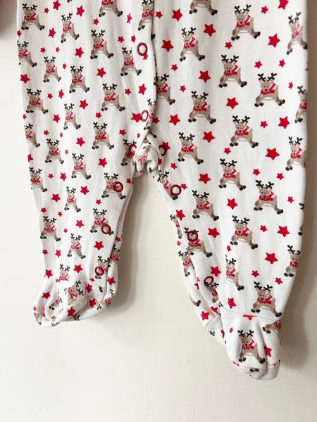 Jojo Maman Bebe Reindeer Romper • 3-6 months *