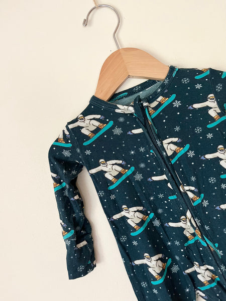 Posh Peanut Snowboarding Bamboo Jammies • 3-6 months