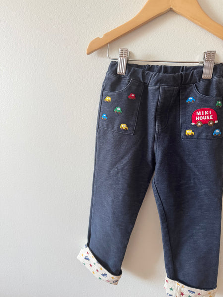 Mikihouse Blue Pants • 3-4 years (100cm)
