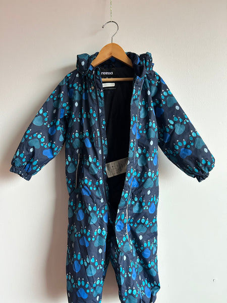 Reima Blue Tracks Snowsuit • 2 years