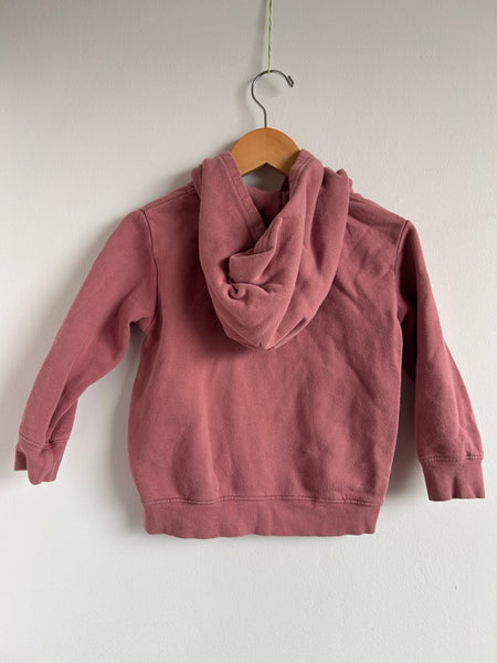 Petits Vilains Purple Zip Up Hoodie • 2-3 years