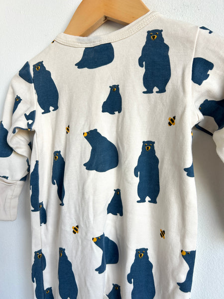 Parade Blue Bears Zip Sleeper • 6-12 months