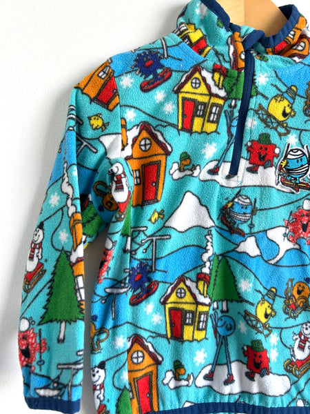 Mr Men x Quiksilver Ski 3/4 Zip Fleece • 2 years