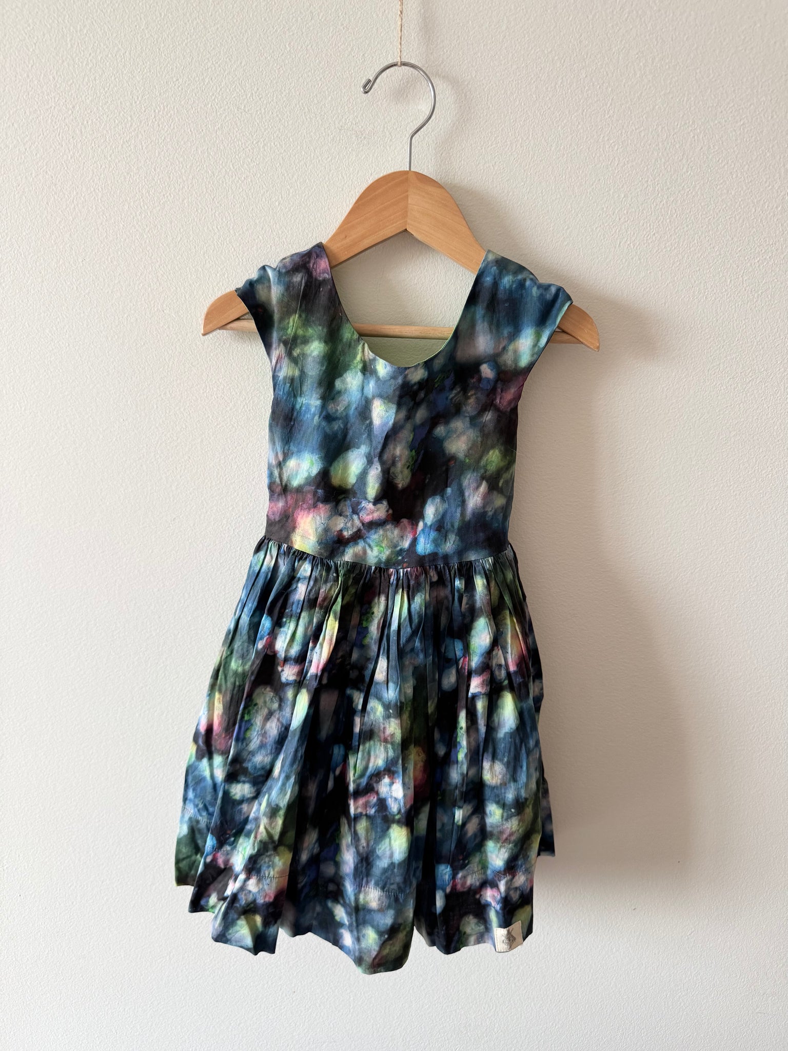Bijou Sauvage Green Blue Watercolour Tank Dress • 3 years