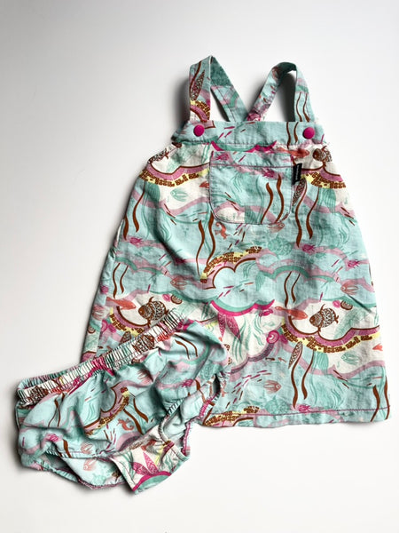 Patagonia 2pc Blue Tank Dress with Fish • 2 years