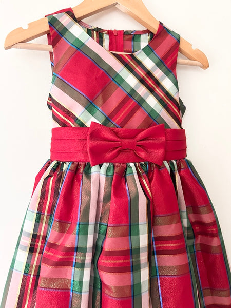 Iris and Ivy Plaid Party Dress • 5 years *