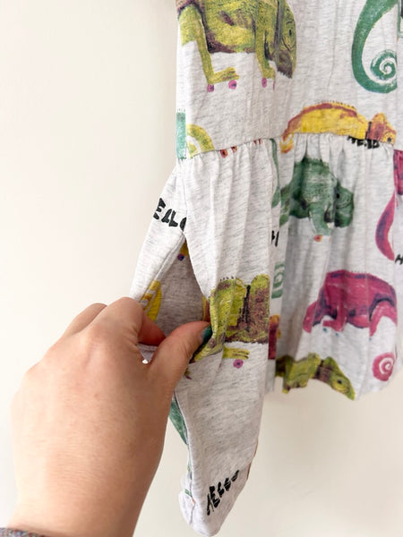 Minti Iguanas T-Shirt Dress • 3-4 years *