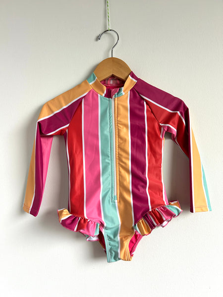 NEW Imagine Perry Ruffle Long Sleeve Swimsuit • 2 years