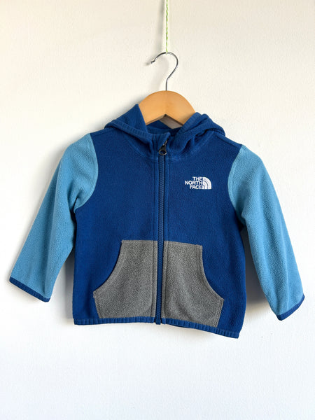 The North Face Blue Zip Up Fleece • 6-12 months