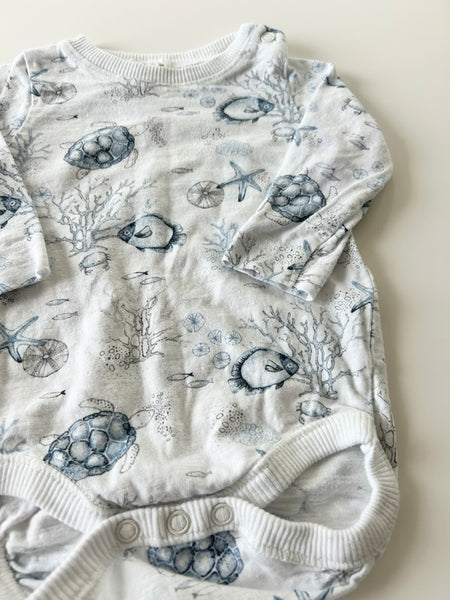 Newbie Undersea Onesie • 2-4 months *
