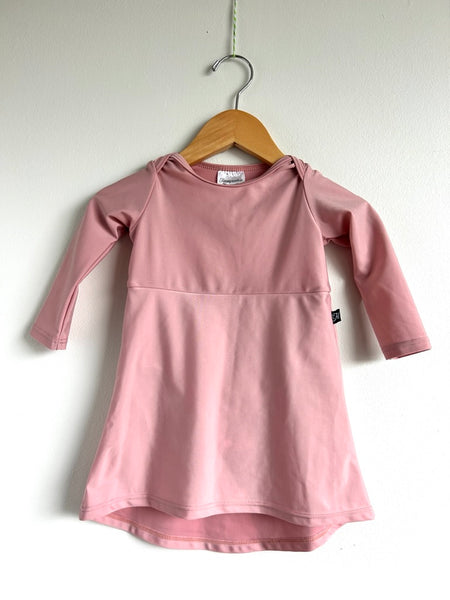 Honeysuckle Pink Swim Dress • 12-18 months