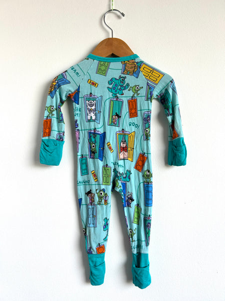 Little Sleepies x Monsters Inc Bamboo Jammies • 0-3 months