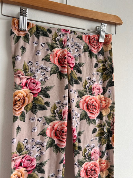 Little and Lively Antique Floral Leggings • 9-10 years