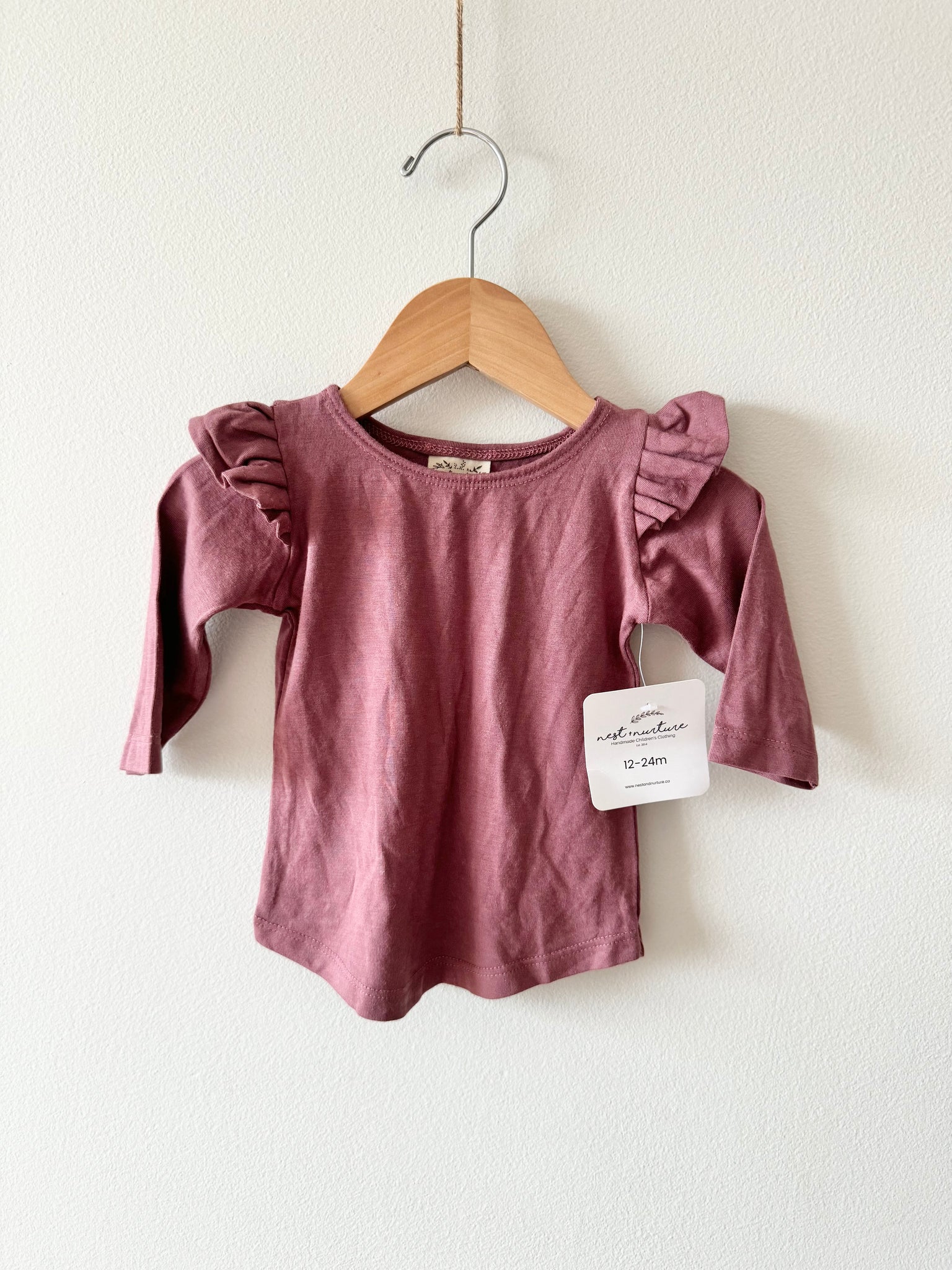 NEW Nest and Nurture Long Sleeve Shirt • 1-2 years