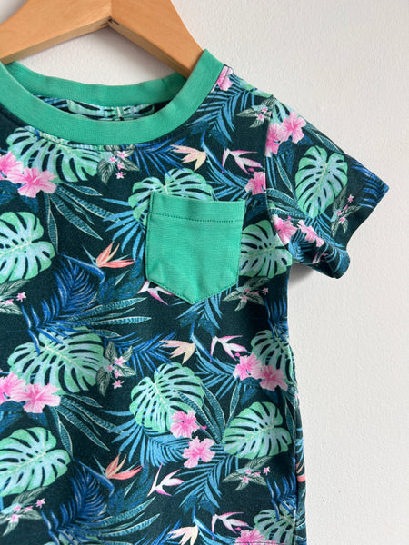 Lola and Taylor Green Monstera T-Shirt • 3 years