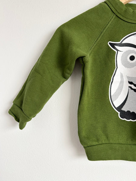 Whistle and Flute Owl Sweatshirt • 6-12 months