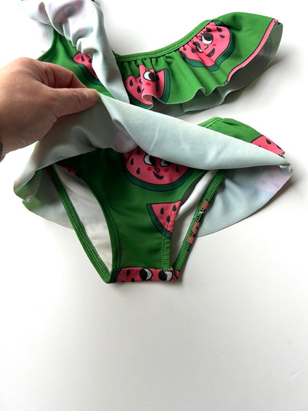 Hugo Loves Tiki Watermelon 2pc Swimsuit • 12-18 months