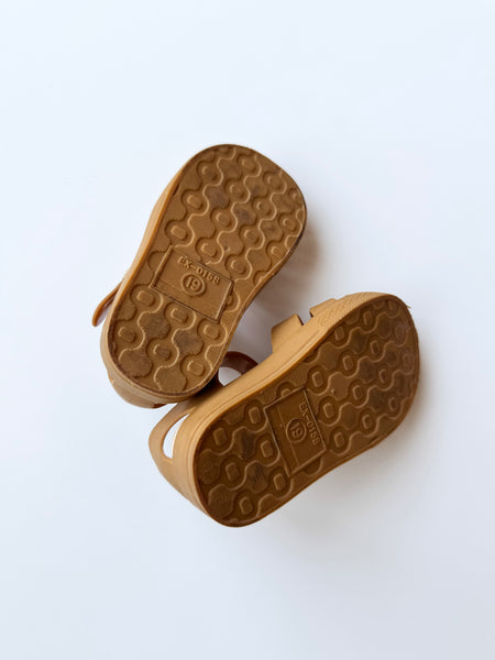 Bolo and Mooi Brown Jelly Sandals • 3c/19EU