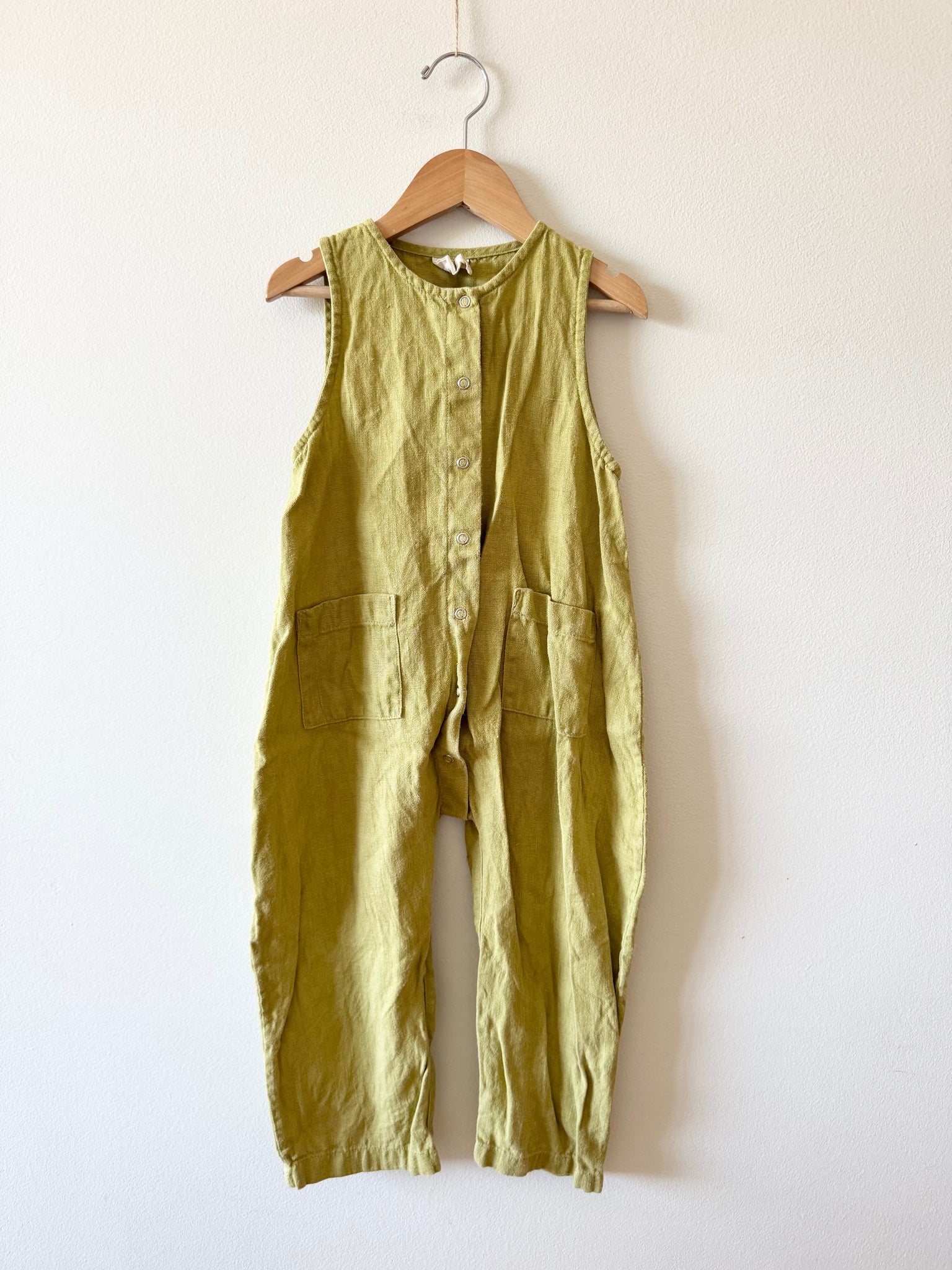 Red Creek Kids Linen Tank Romper • 18-24 months
