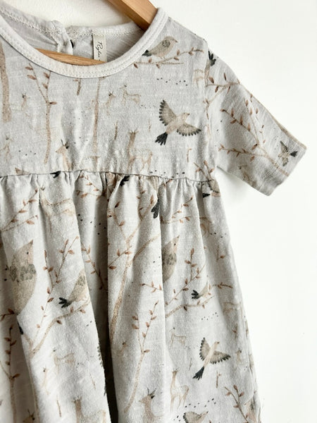 Rylee and Cru Winter Birds Finn Dress • 6-12 months