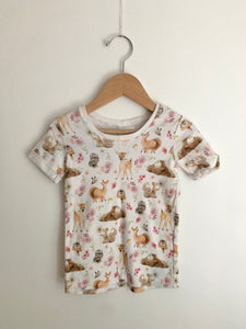 Rose De Vents Woodland Animals T-Shirt • 1-2 yaers