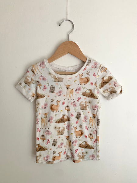 Rose De Vents Woodland Animals T-Shirt • 1-2 yaers