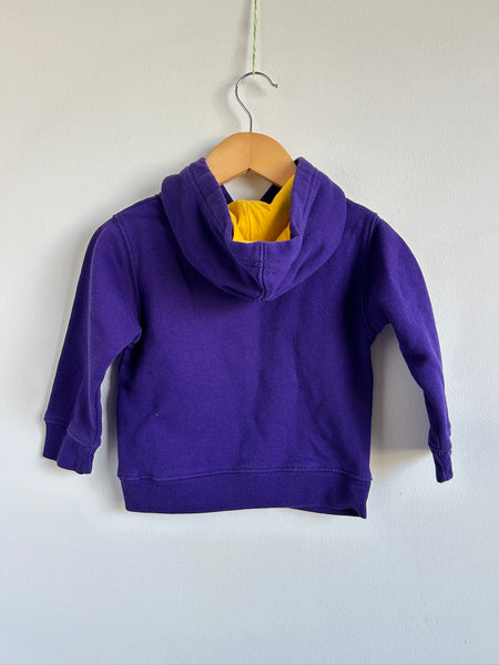 NFL Minnesota Vikings Purple Hoodie Sweatshirt • 12-18 months