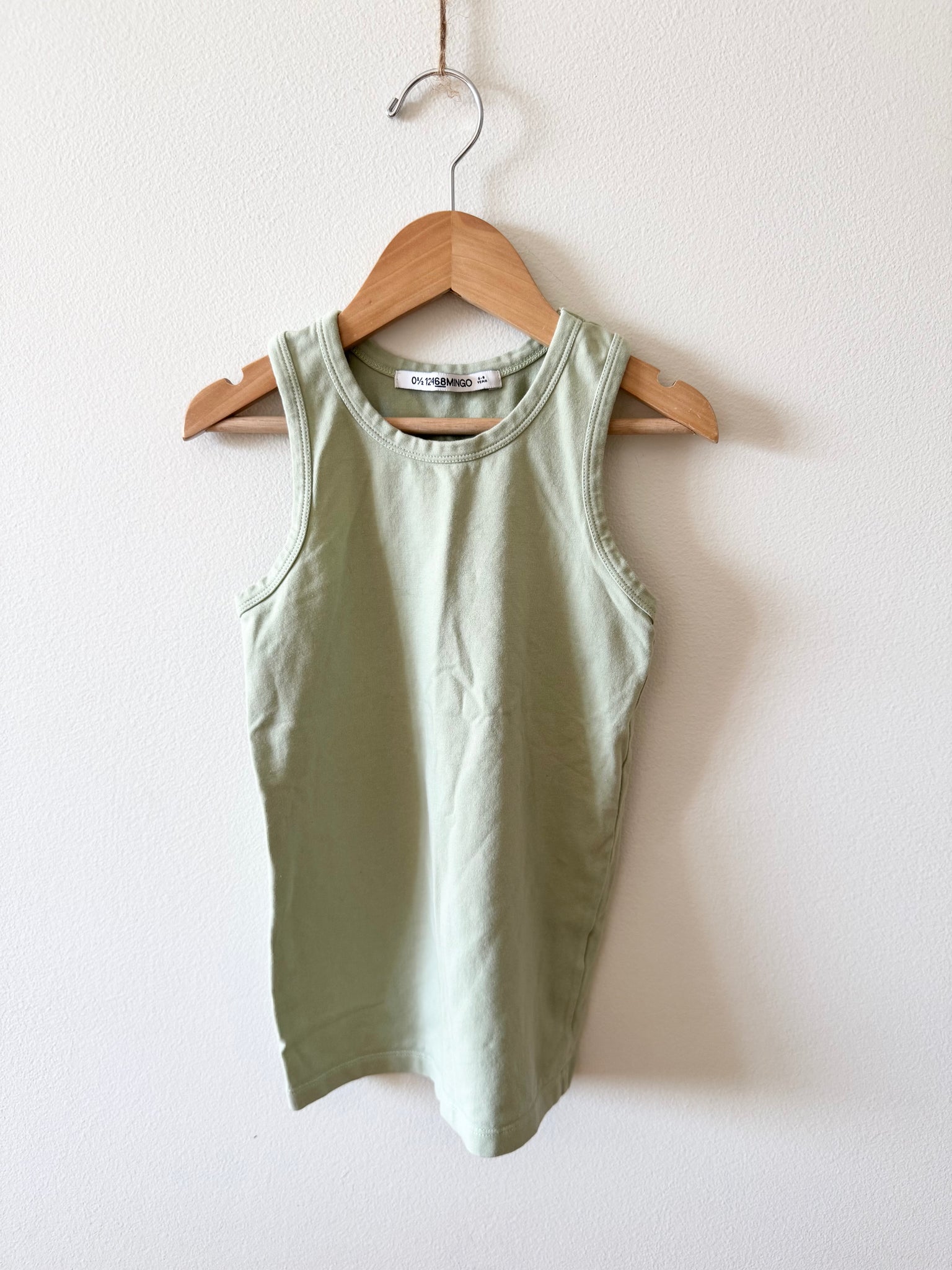 Mingo Mint Green Tank Top • 6-8 years