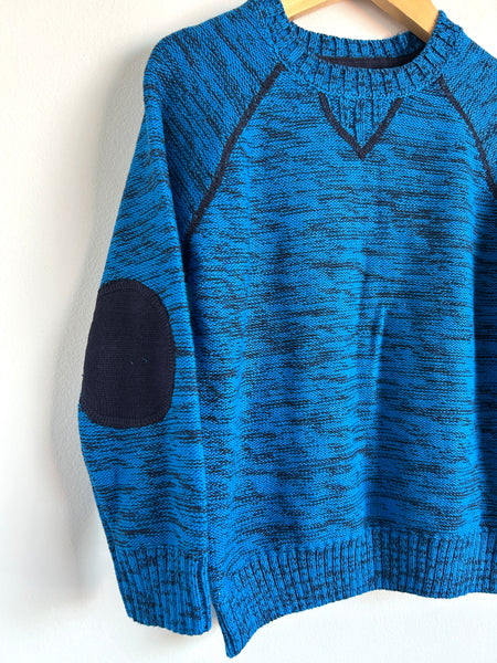 NEW Gymboree Cotton Blue and Black Sweater • 4-5 years