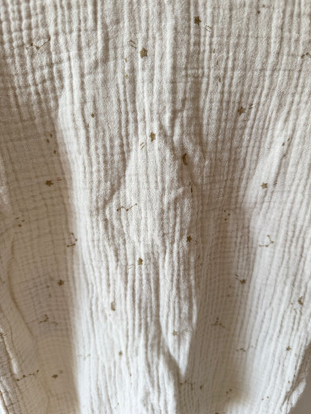 Rylee and Cru Muslin Stars Romper • 6-12 months