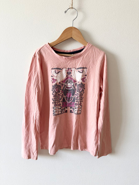Hanna Andersson Pink Long Sleeve Top • 7-8 years (130cm)