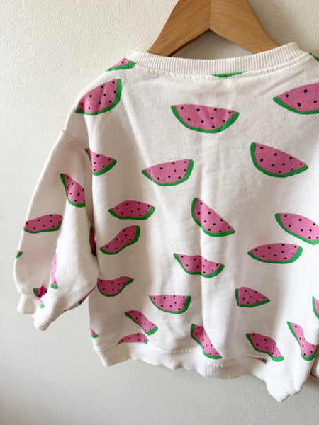Zara Watermelon Crewneck Sweater • 3-4 years