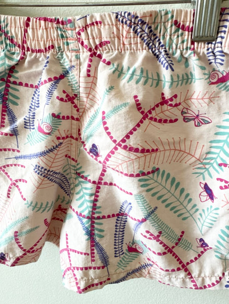 Patagonia Floral Baggies Pink Shorts • 3-4 years