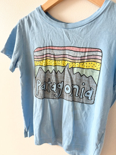 Patagonia Blue T-Shirt • 4-5 years