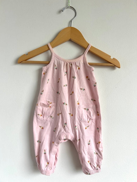 Old Navy Ice Cream Cone Tank Romper • 0-3 months