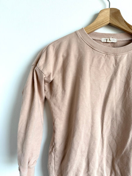 Les Gamins Light Pink Creamy Cotton Sweatshirt • 7-9 years