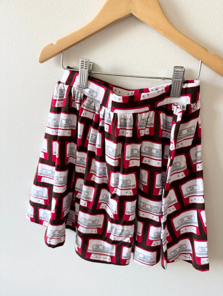 Maxomorra Cassette Tape Swing Skirt • 5-7 years (110-116cm)