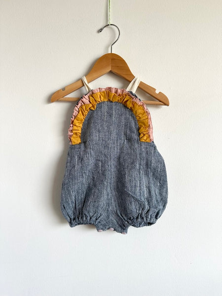 Brass Razoo Rainbow Bubble Romper • 2 years
