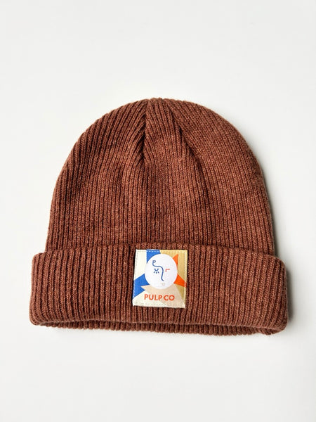 Pulp Co Knit Brown Toque • 4-12+ years