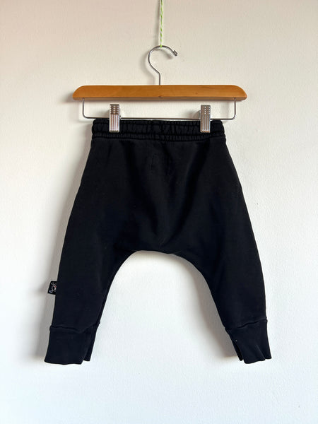 Nununu Black Joggers • 6-18 months