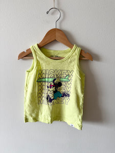 Gap x Disney Mickey Bright Yellow Tank Top • 18-24 months