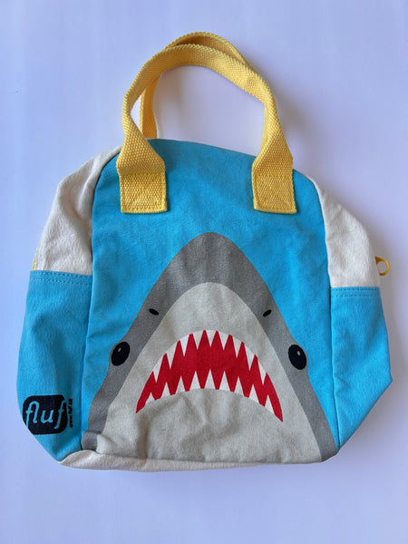 Fluf Shark Cotton Lunch Bag