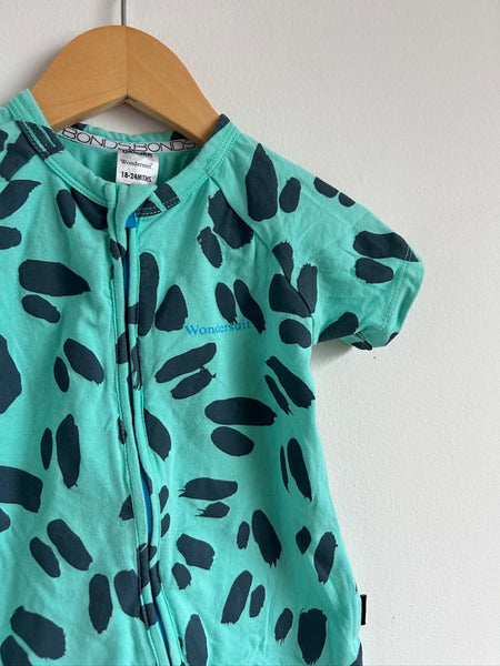 Bonds Shorty Blue Spotted Wondersuit • 18-24 months