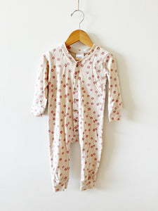 Jax and Lennon Floral Button Romper • 12-18 months