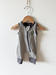 NEW PK Beans Striped Tank Romper • 0-3 months