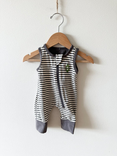 NEW PK Beans Striped Tank Romper • 0-3 months